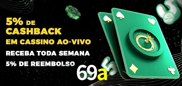 Promoções do cassino ao Vivo 69a